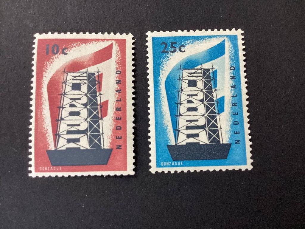 1956, Europa zegels, 681-682, Verzenden, Na 1940, Postfris