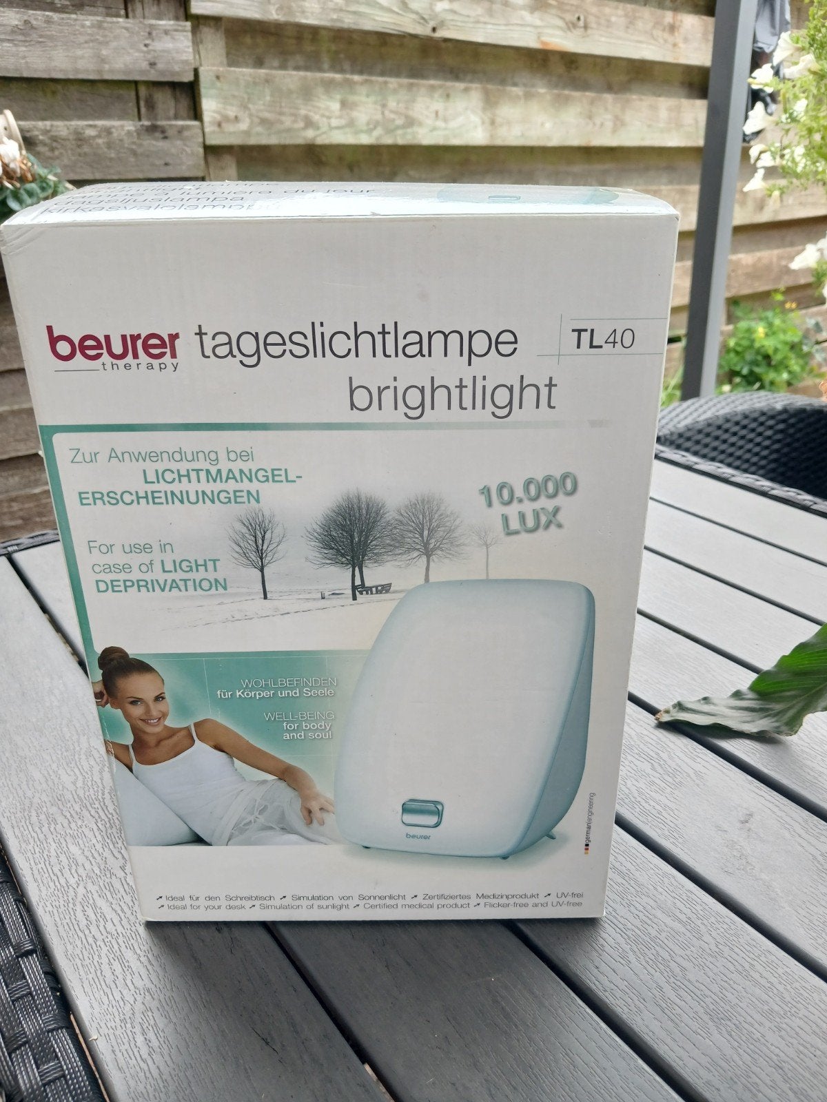 Beurer TL40 daglichtlamp - 10.000 LUX, Ophalen of Verzenden, Zo goed als nieuw, Overige typen