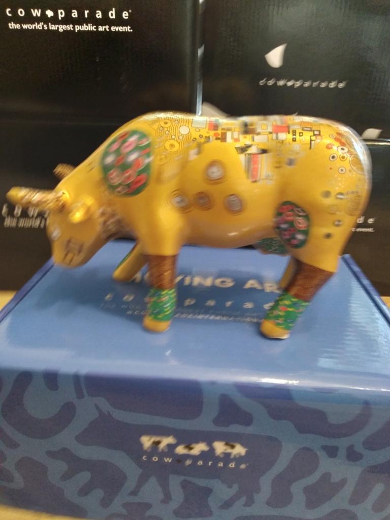 Cow Parade Koe "Klimt Cow" MEDIUM (NIEUW), Ophalen of Verzenden, Nieuw, Dier