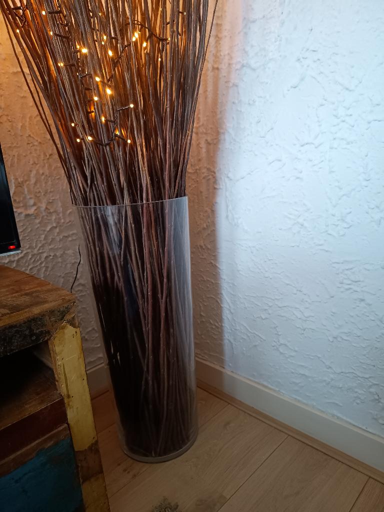 Vaas met takken, Ophalen, Gebruikt, Overige kleuren, Glas