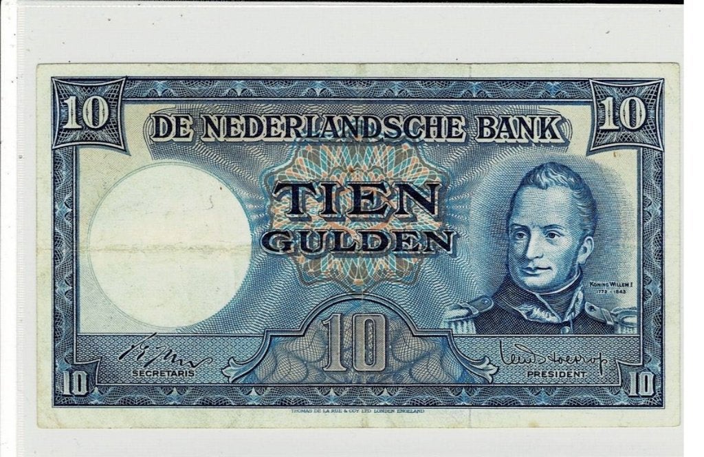 10 gulden 1949 Willem I - molen, Verzenden, 10 gulden