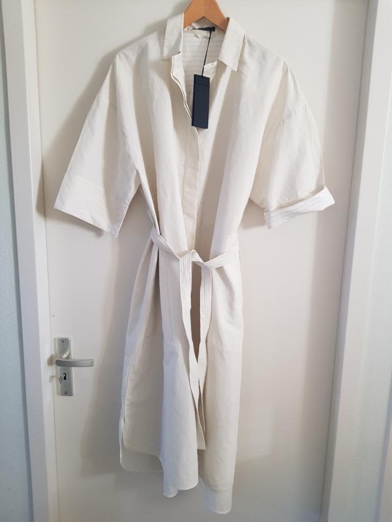 Joseph ecru linnen/hennep jurk maat 38/ XL NIEUW, Kleding | Dames, Maat 38/40 (M), Beige, Nieuw, Ophalen of Verzenden