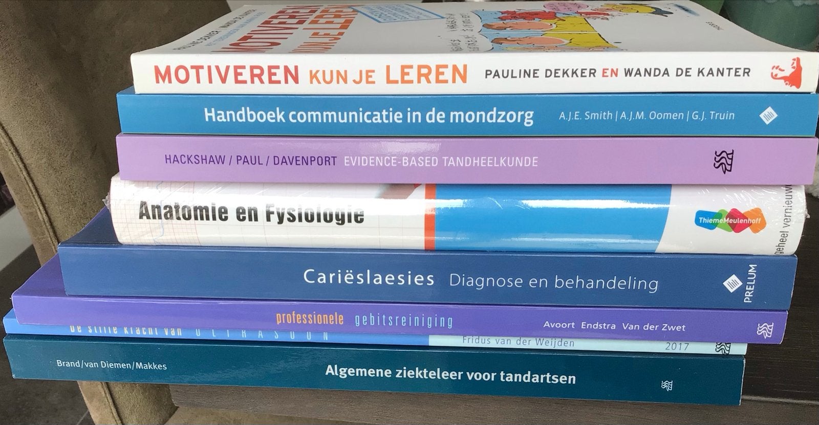 Schoolboeken 1e jaar HBO Mondzorgkunde ACTA Amsterdam, Boeken, Ophalen, Zo goed als nieuw, Overige niveaus, Overige vakken