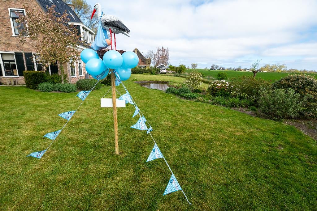 De Blije Ooievaar, Kinderen en Baby's, Kraamcadeaus en Geboorteborden, Ophalen, Zo goed als nieuw