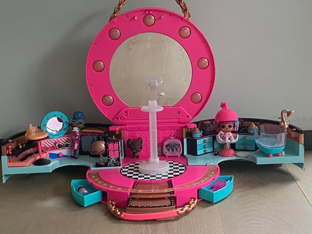 LOL Surprise Hairsalon set met Accessoires, Kinderen en Baby's, Speelgoed | Poppen, Gebruikt, Overige typen, Ophalen of Verzenden