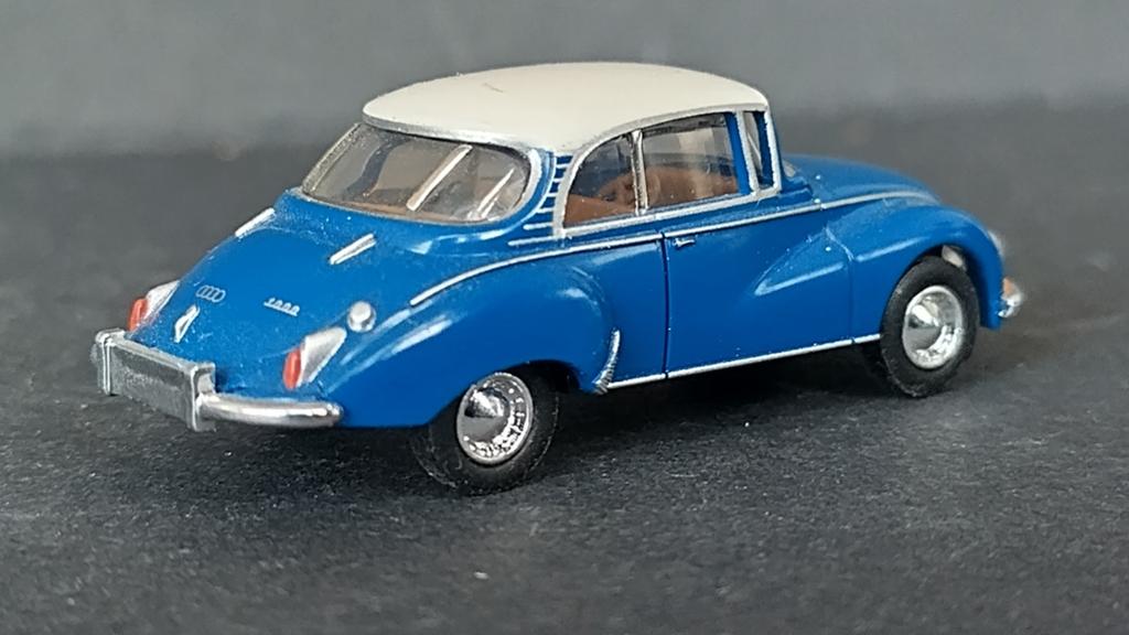 Dkw Auto Union 1000 S blauw 1:87 Brekina Pol, Brekina Gmbh, Auto, Info@brekina de, Nieuw