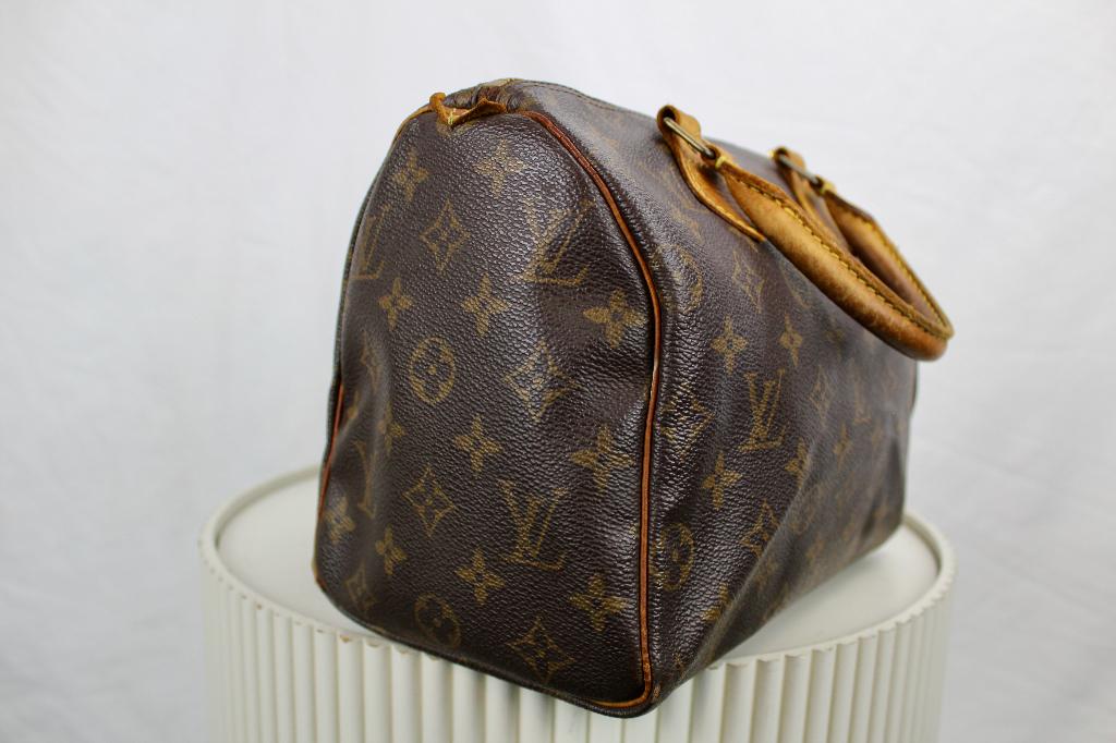 Louis Vuitton Speedy 25 - 1063, Sieraden, Tassen en Uiterlijk, Tassen | Damestassen, Gebruikt, Bruin, Ophalen of Verzenden, Louis Vuitton