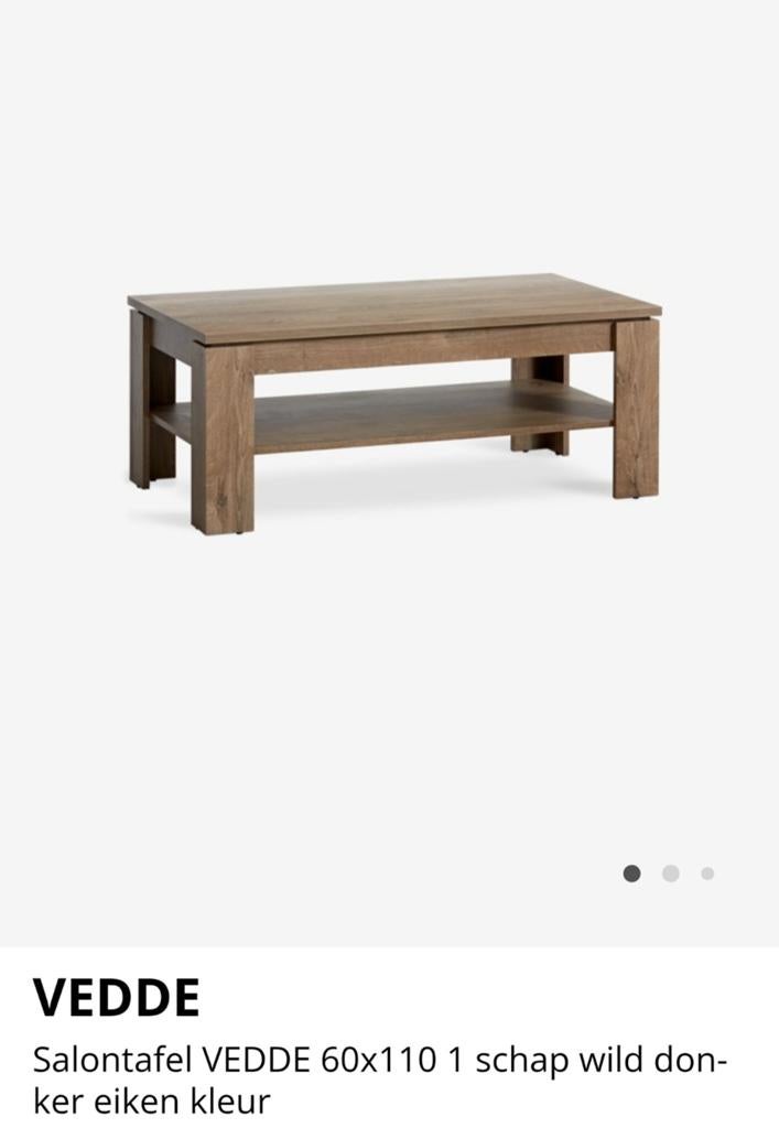 Salontafel Vedde van JYSK, Ophalen, 100 tot 150 cm, 50 tot 100 cm, Minder dan 50 cm