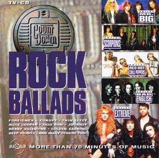 countdown rock ballads, Ophalen of Verzenden, Rock