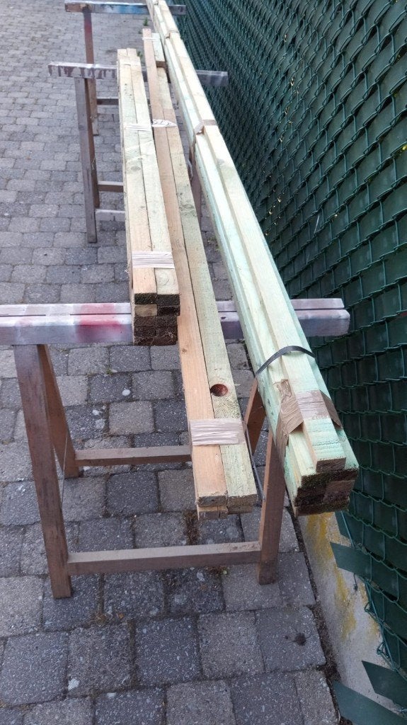 Panlatten, Ophalen, Minder dan 25 mm, Pallet, Minder dan 200 cm