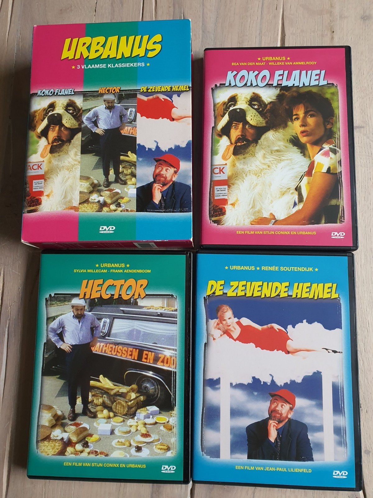 Dvd Urbanus 3 dvdbox 3 vlaamse klassiekers - 3 dvd, Alle leeftijden, Zo goed als nieuw, Komedie, 1980 tot 2000
