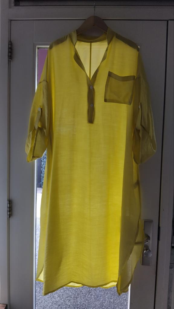 Shein Gele Tuniek Blouse Maat XL, Geel, Maat 46/48 (XL) of groter, Ophalen of Verzenden, Zo goed als nieuw