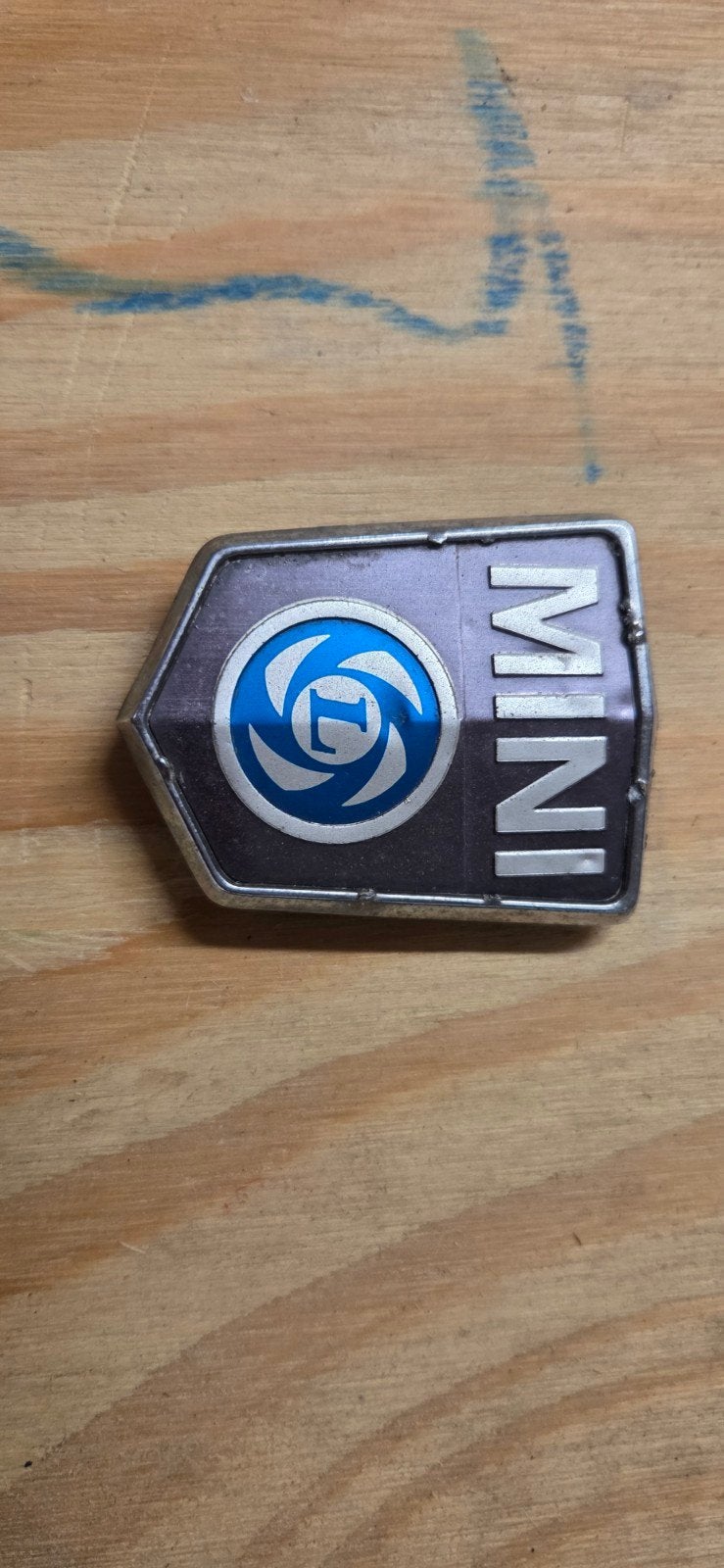 Vintage Mini Austin Morris Leyland Embleem Badge, Auto diversen, Ophalen of Verzenden, Gebruikt
