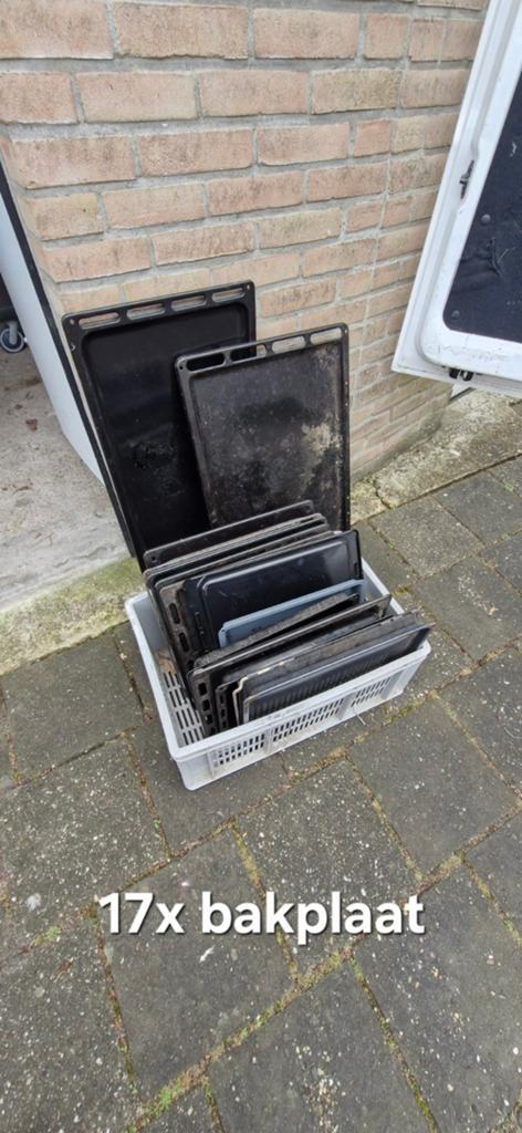 partij bakplaten voor oven / combioven / combimagnetron, Ophalen of Verzenden, Gebruikt