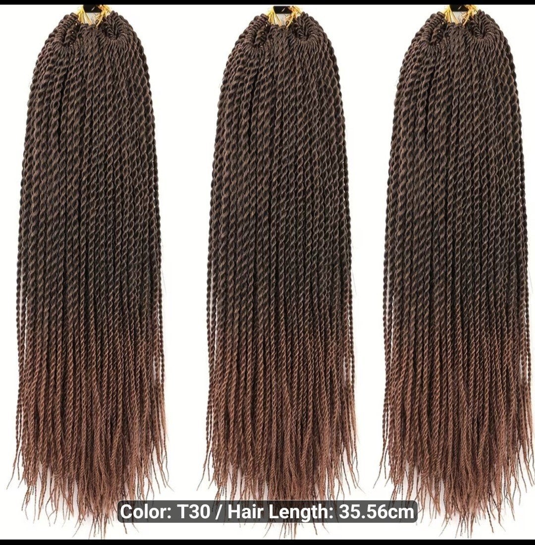 6 Bundels Twist Haar Extensions T30 Ombre 35.56cm, Onbekend, Ophalen of Verzenden, Nieuw