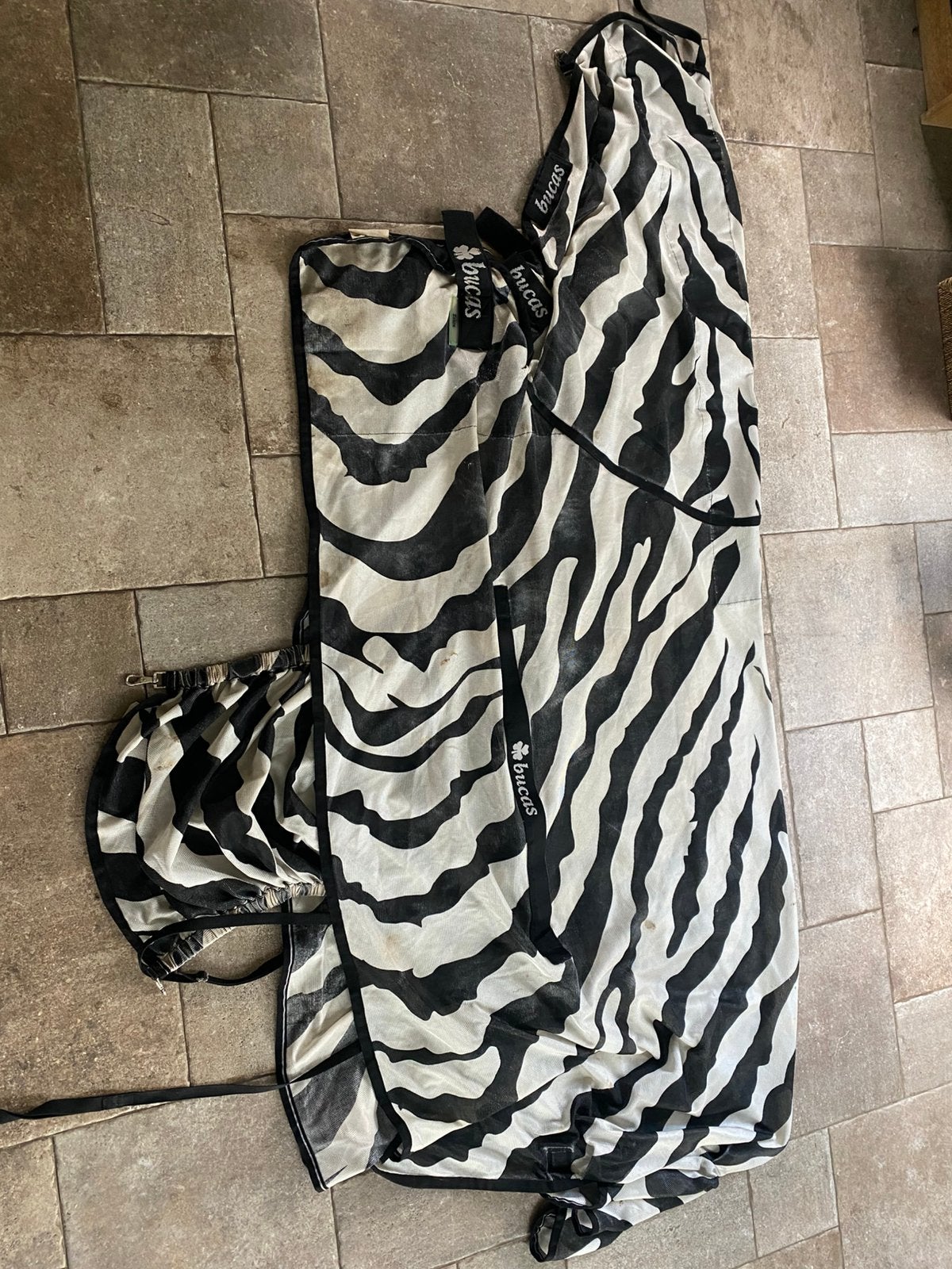 Bucas vliegendeken vliegendekens zebra, Dieren en Toebehoren, Full (L), Ophalen, Gebruikt, Bucas