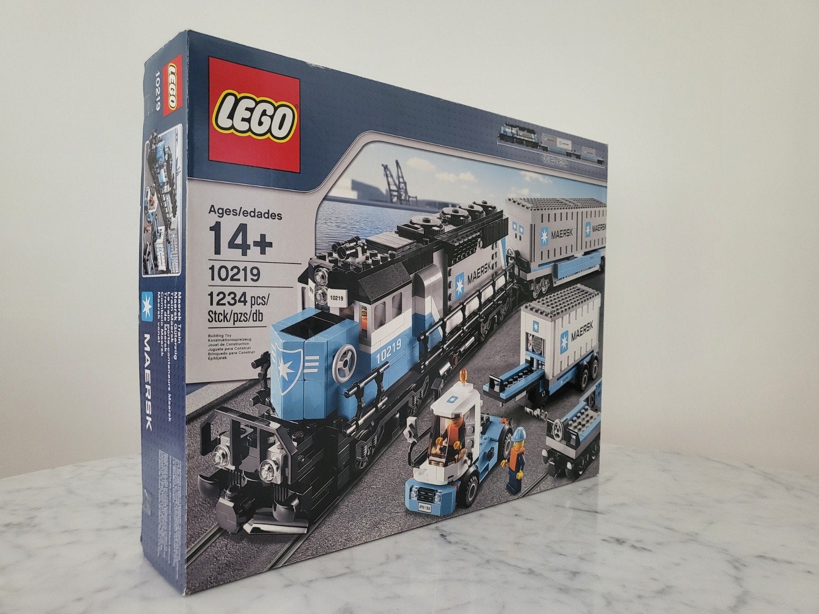 Lego 10219 Maersk Trein, Overige thema's, Lego, Ophalen of Verzenden, Zo goed als nieuw