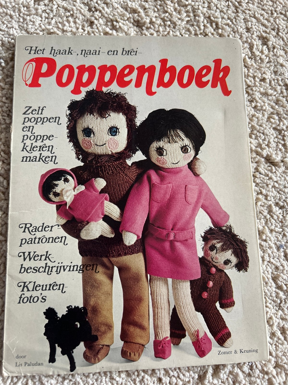Het Haak-, Naai- en Brei-Poppenboek - Lis Paludan, Ophalen of Verzenden, Patroon of Boek
