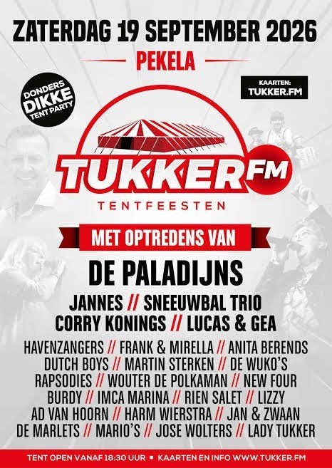 2 tickets TukkerFm plus Parkeer ticket, Tickets en Kaartjes, Evenementen en Festivals, Twee personen