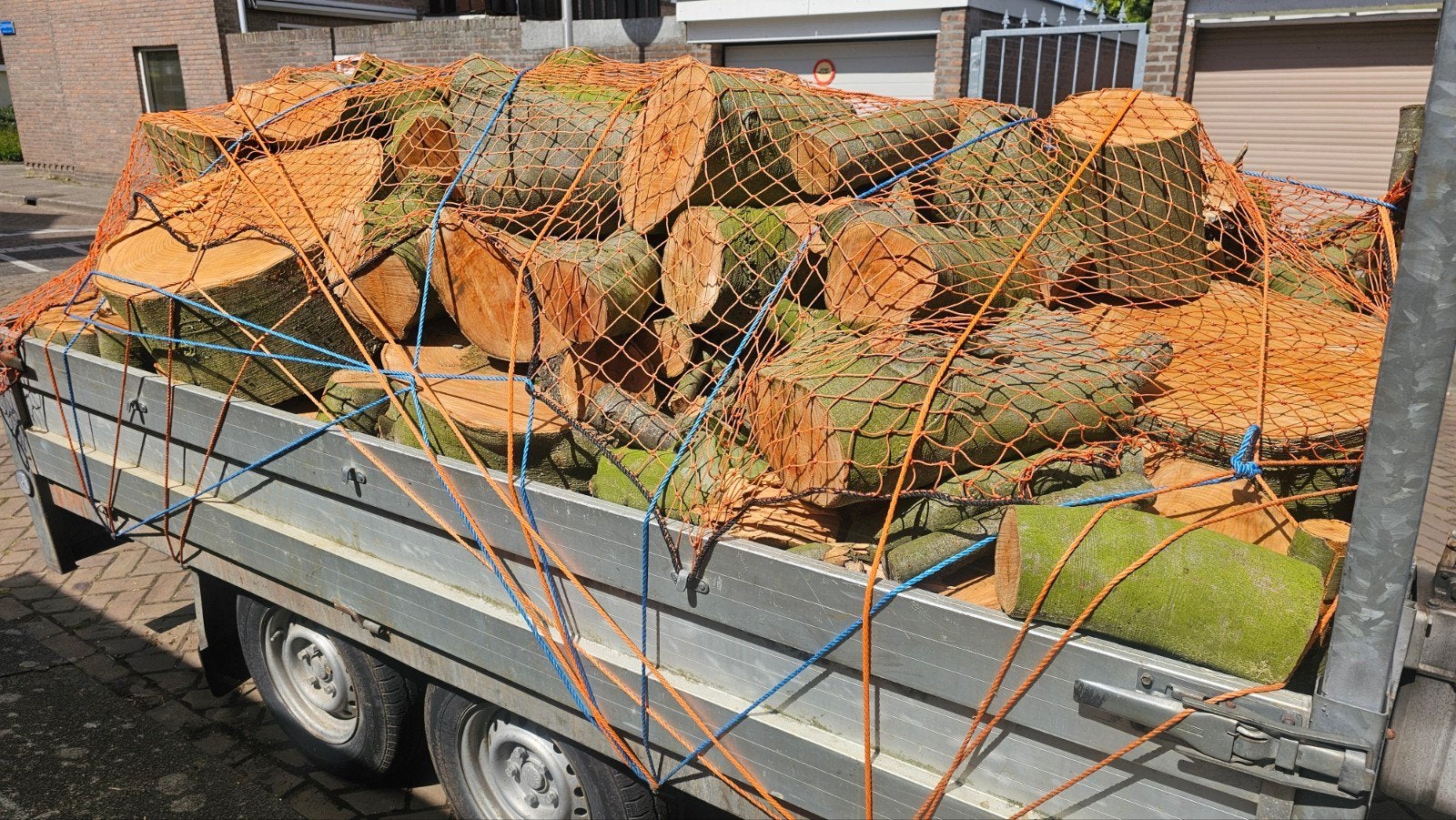 bomen hout brandhout haardhout kachelhout stookhout stam tak, Tuin en Terras, 6 m³ of meer, Ophalen of Verzenden, Eikenhout, Blokken