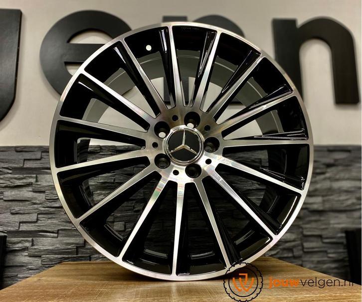 Mercedes A B C CLA E GLA klasse velgen 18 19 20 inch black, Auto-onderdelen, Banden en Velgen, Niet ingevuld, 18 inch, Velg(en)