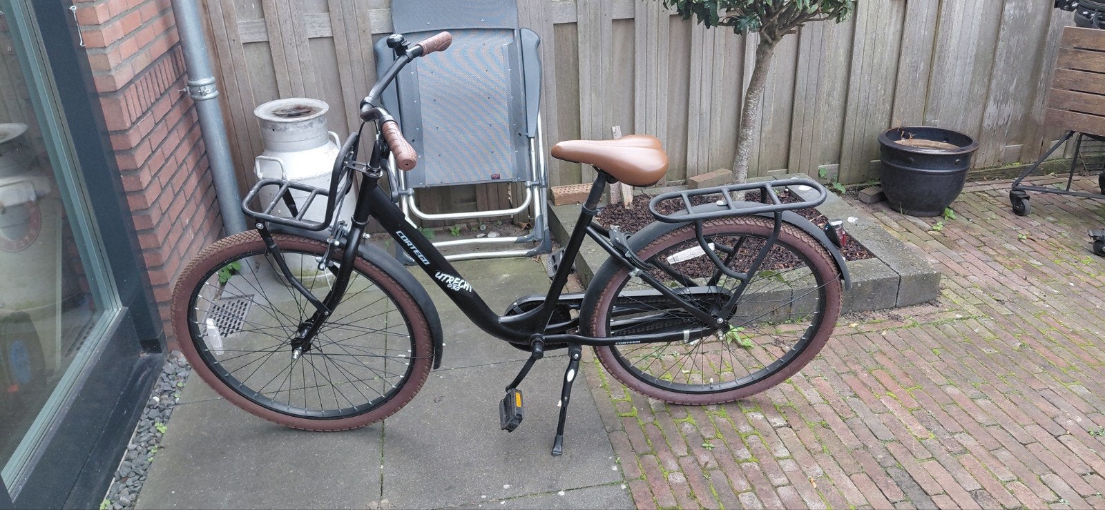 Cortego fiets kind Zwart  (26 inch), Fietsen en Brommers, Terugtraprem, 50 tot 53 cm, Ophalen, Overige merken