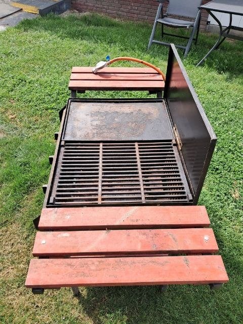 Gas bbq, Ophalen, Gebruikt