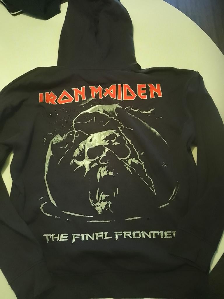 Iron Maiden 'The Final Frontier' Hoodie, Ophalen of Verzenden, Zo goed als nieuw, Iron Maiden