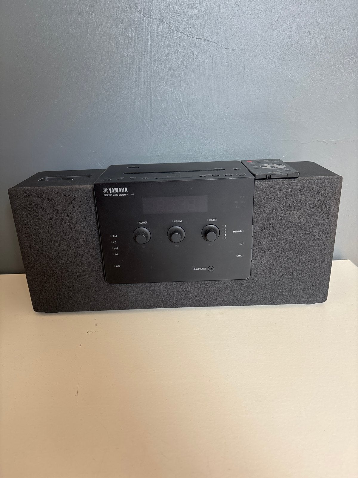 Yamaha Desktop Audio Systeem TSX-140 met CD/Radio/USB/iPod, Gebruikt, Microset, Cd-speler, Ophalen