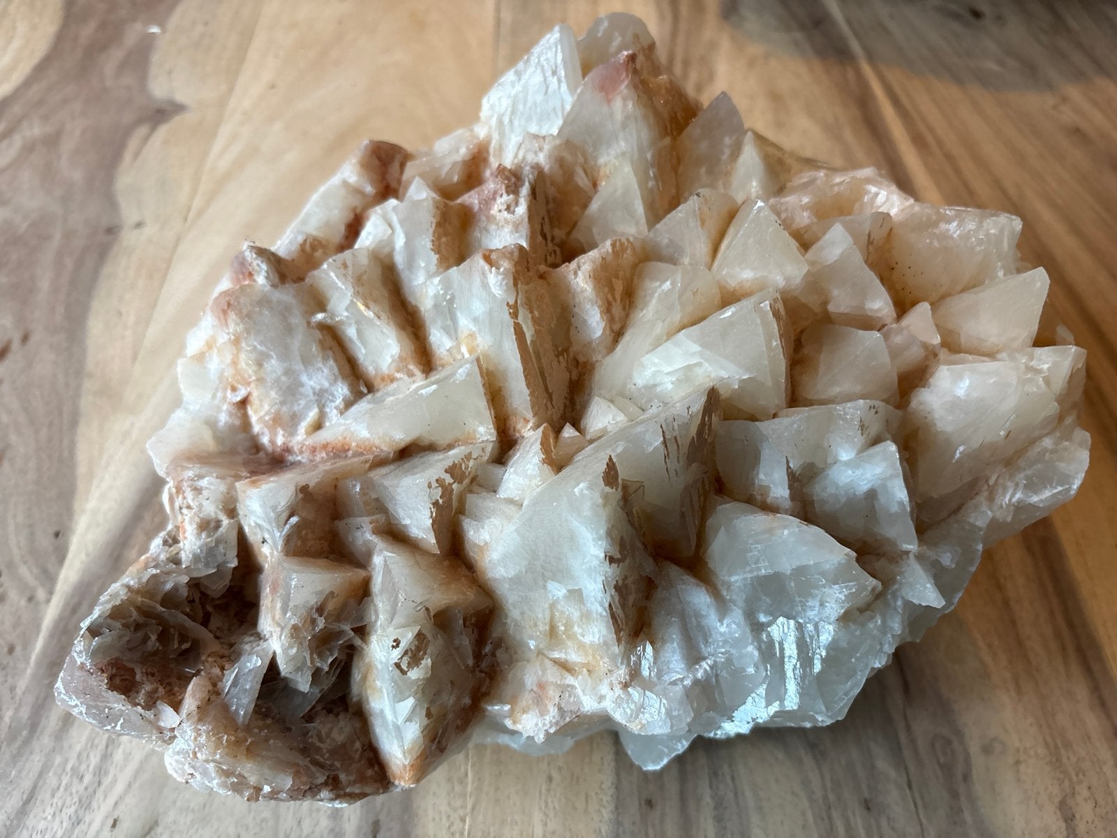 Prachtige Calciet Kristal Cluster - Natuurlijke Schoonheid, Ophalen of Verzenden, Mineraal