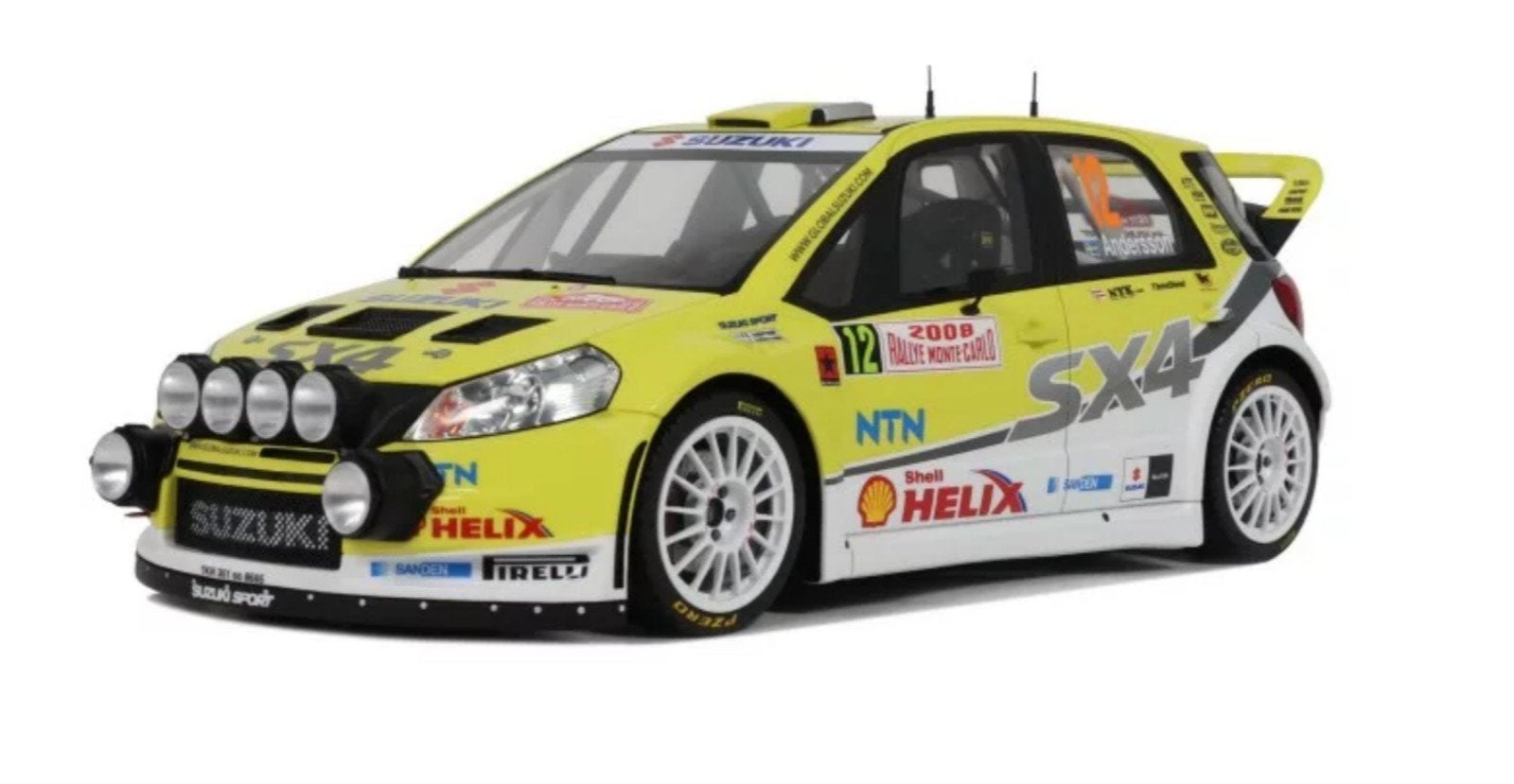 OttOmobile Suzuki SX4 WRC Rally Monte Carlo OT495 1:18-Nieuw, Hobby en Vrije tijd, Modelauto's | 1:18, Ophalen of Verzenden, Nieuw