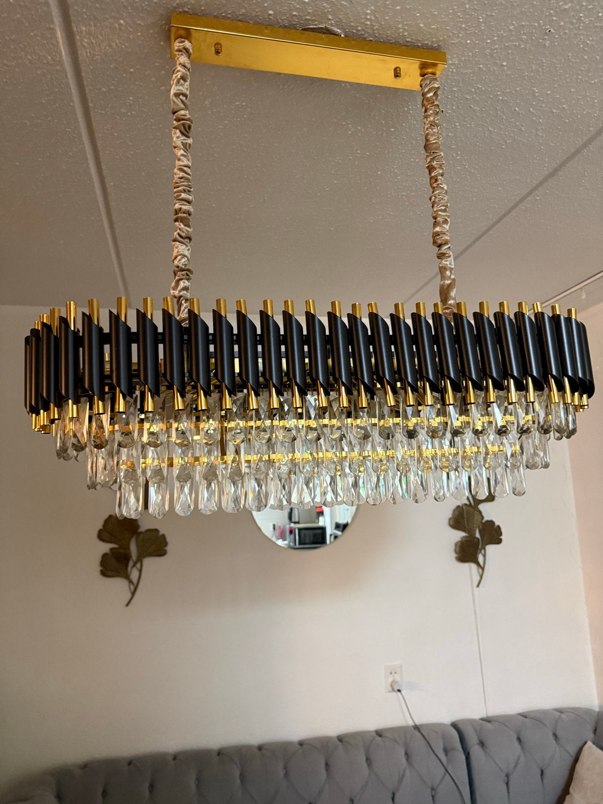Twee nieuwe moderne kroonluchters met kristallen, Ophalen, Chic, Nieuw, Overige fittingen