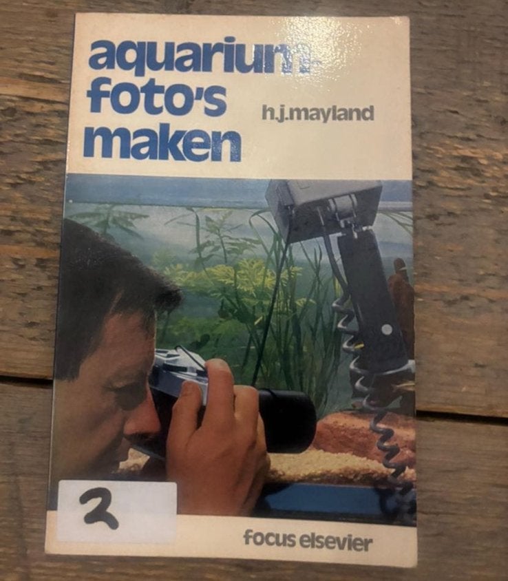 Aquariumboekje: Aquarium foto’s maken! 2€, Ophalen of Verzenden, Zo goed als nieuw