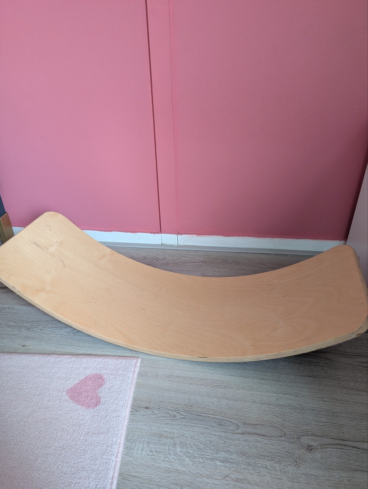 Wobbelboard/ balansbord met vilt - Grijs, Ophalen, Gebruikt, Jongen of Meisje