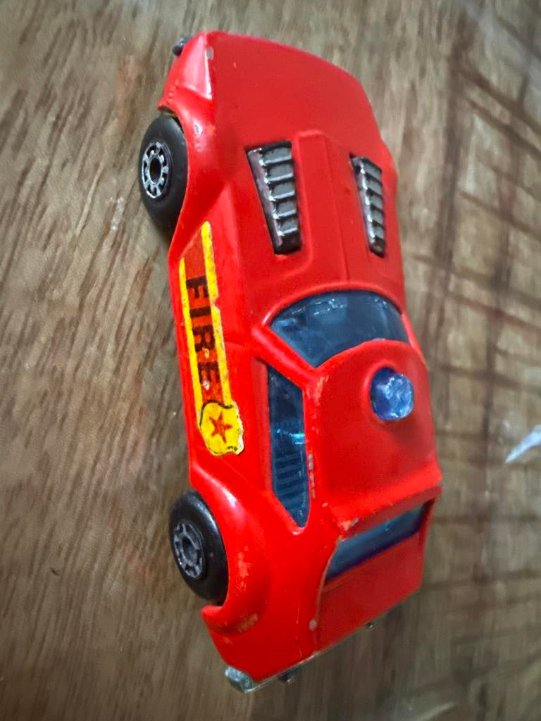 Matchbox Superfast No. 54 Fire Chief 1976, Overige merken, Gebruikt, 1:50 of kleiner, Auto