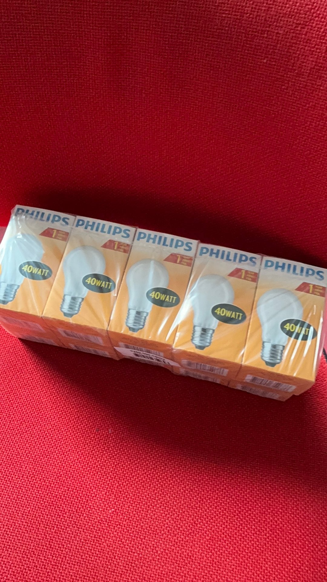 Philips 40 watt mat E 27 fitting, Gloeilamp, Dimbaar, Nieuw, Neutraal wit
