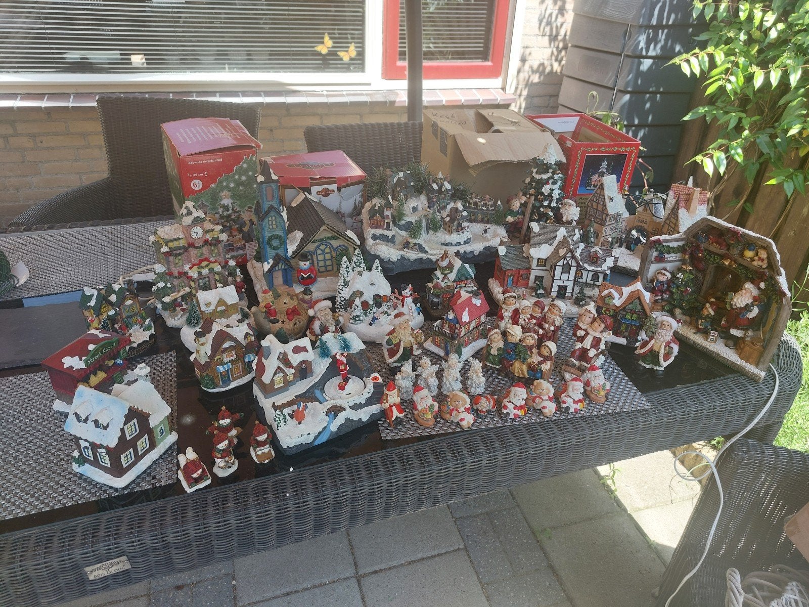 Vintage kerstdorp 41 Delig ZIE BESCHRIJVING, Diversen, Kerst, Ophalen of Verzenden