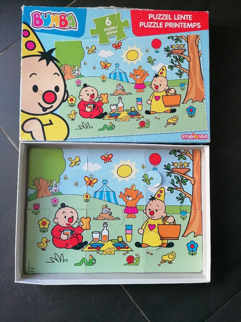 Bumba puzzel 6 stukjes bijna gratis, Ophalen of Verzenden, Minder dan 10 stukjes, Zo goed als nieuw, 6 maanden tot 2 jaar