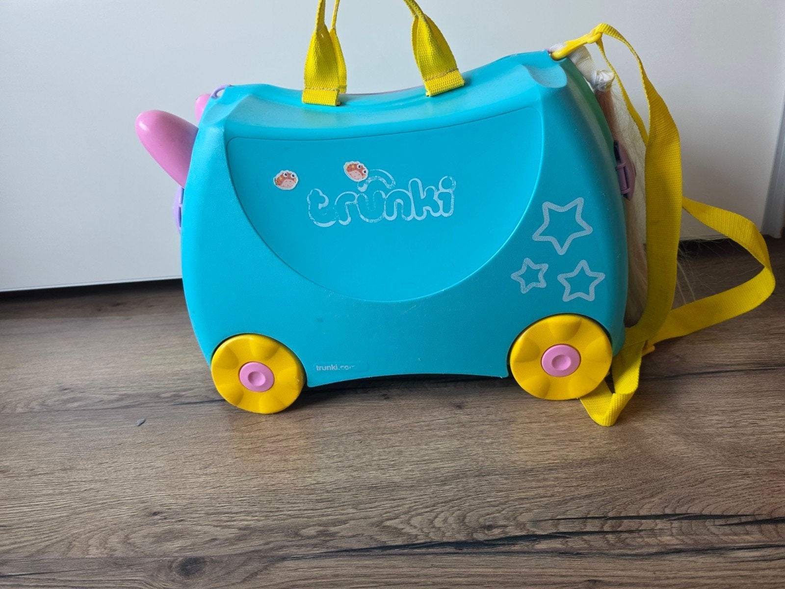 Trunki Kinderkoffer Blauw - Ideaal voor Reizen, Ophalen of Verzenden, Gebruikt