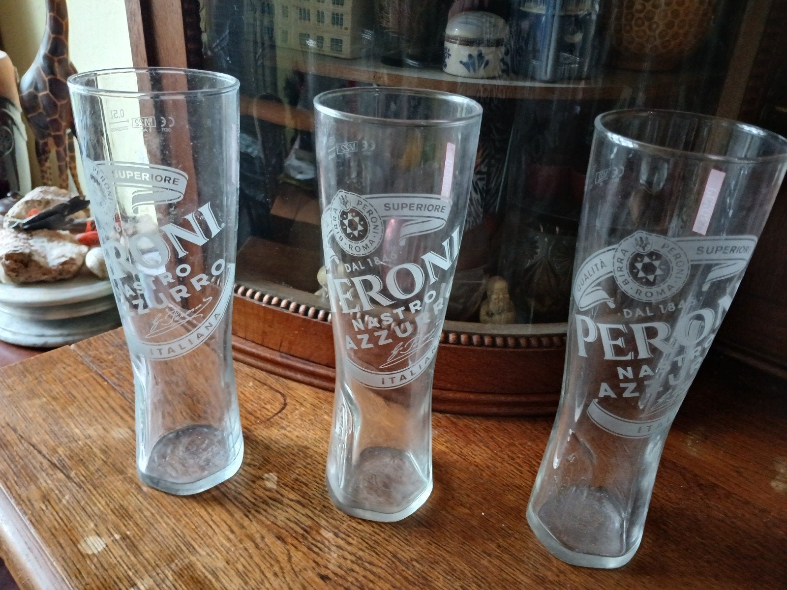 bierglazen, Ophalen of Verzenden, Gebruikt, Bierglas