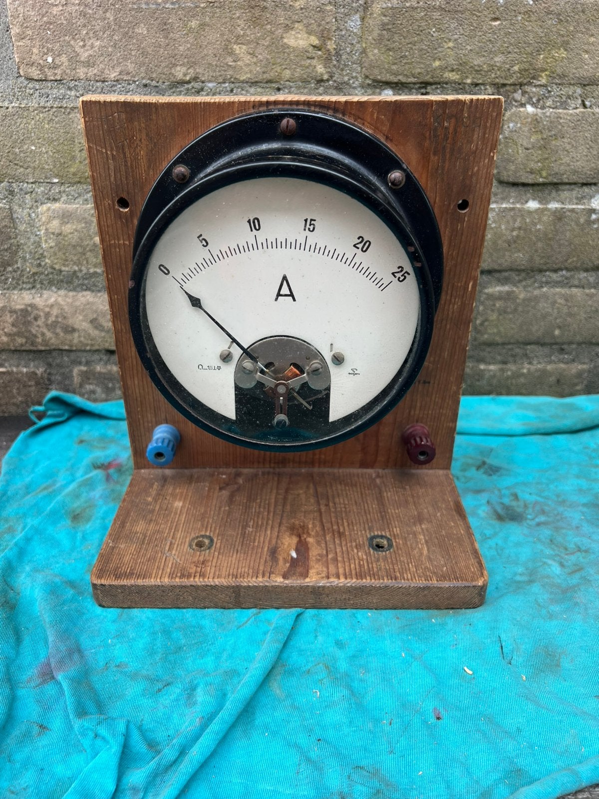 Vintage ampèremeter, Ophalen of Verzenden, Gebruikt