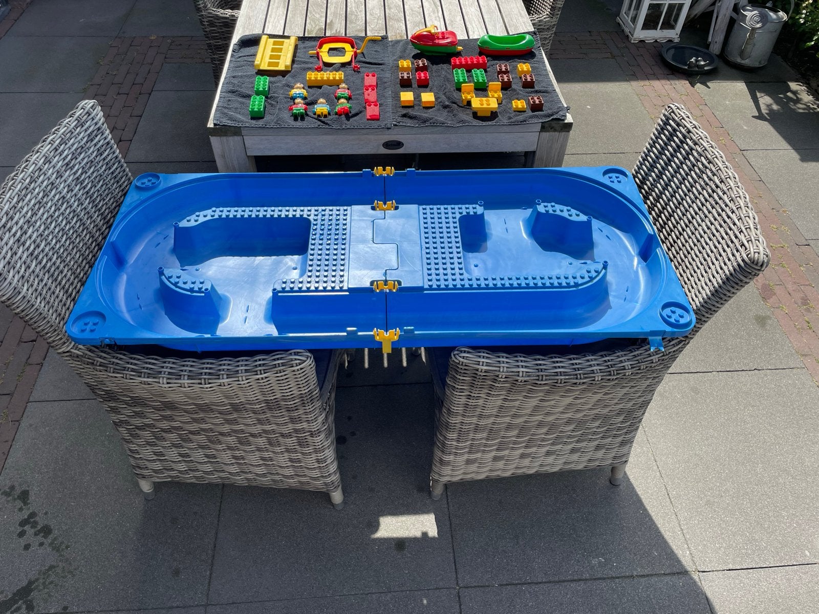 Aquaplay waterbaan met Duplo, Ophalen, Gebruikt