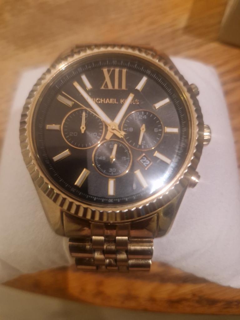 Michael Kors Horloge - gebruikt, maar in goede staat, Sieraden, Tassen en Uiterlijk, Horloges | Heren, Overige merken, Gebruikt