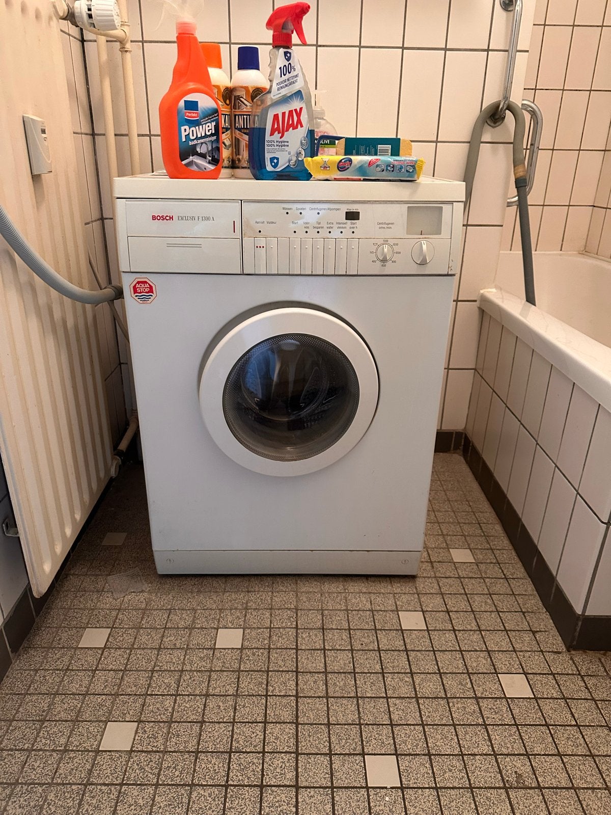Bosch Exclusiv Wasmachine - Betrouwbaar en Efficiënt, Ophalen, Gebruikt, Voorlader, 85 tot 90 cm