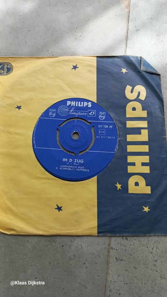 - Im D Zug - Harmonica Duo schriebl Hupperts, Gebruikt, 7 inch, Single, Ophalen of Verzenden