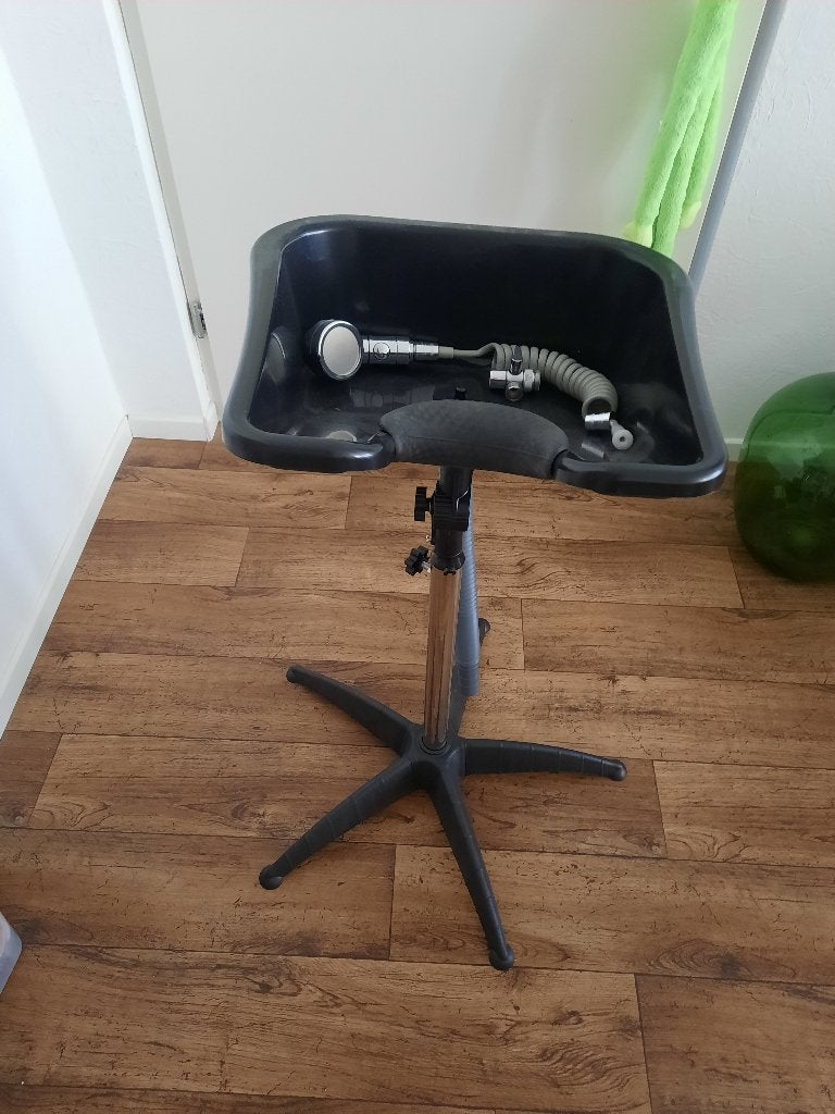 Mobiele kappers wasbak, Ophalen, 100 tot 150 cm, Nieuw, 50 tot 100 cm