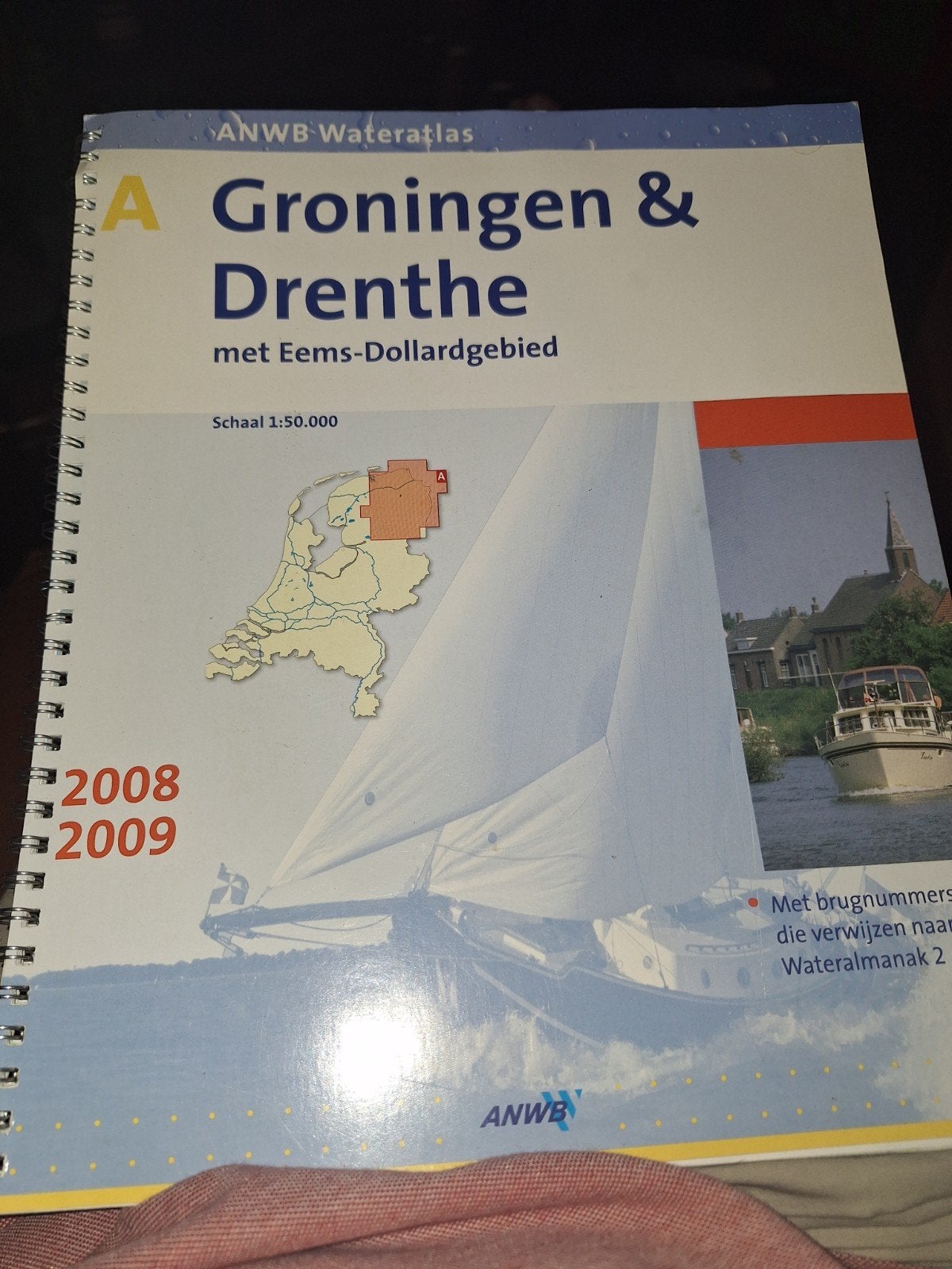 Waterkaart Groningen & Drenthe, met, Boeken, Informatica en Computer, Ophalen of Verzenden, Zo goed als nieuw, Overige onderwerpen