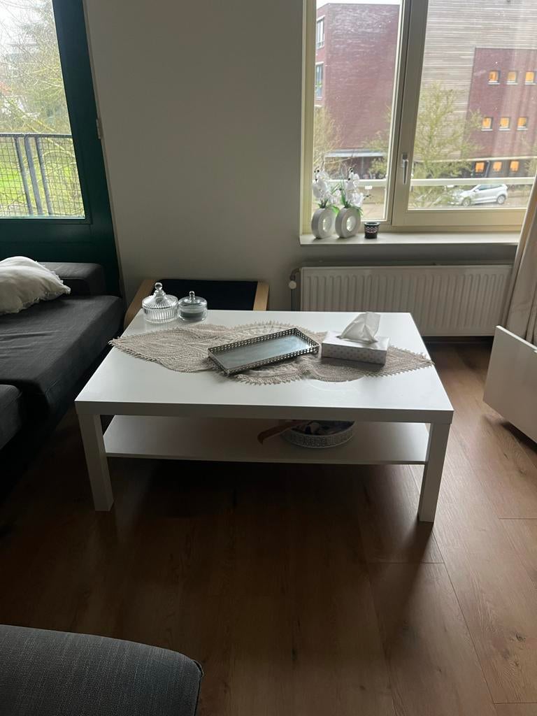 Gratis salon tafel, Huis en Inrichting, Tafels | Salontafels, Overige materialen, Zo goed als nieuw, Minder dan 50 cm, Rechthoekig