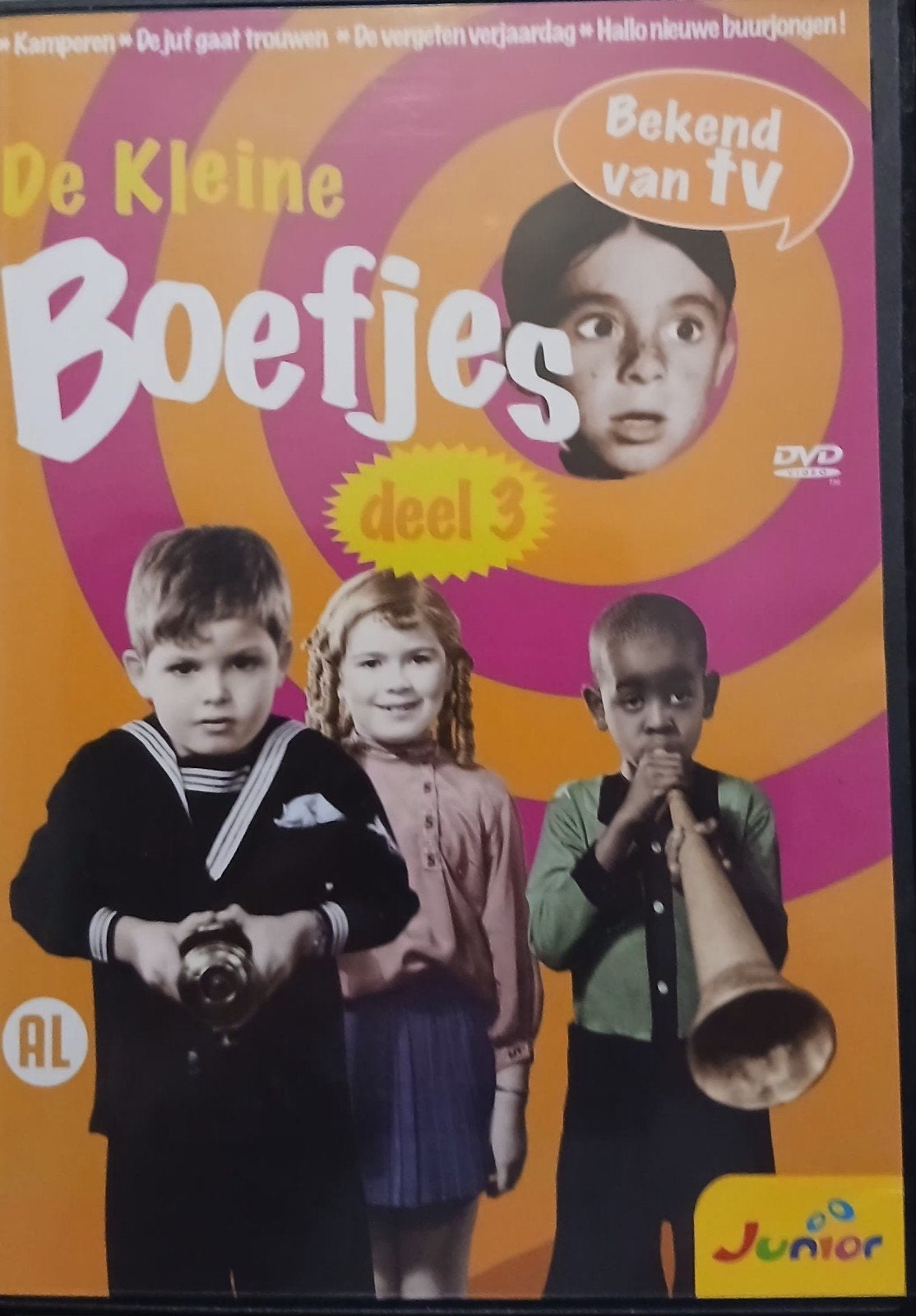 de kleine boefjes dvd.s 3 stuks zie foto.pakket 457, Alle leeftijden, Ophalen of Verzenden, Zo goed als nieuw