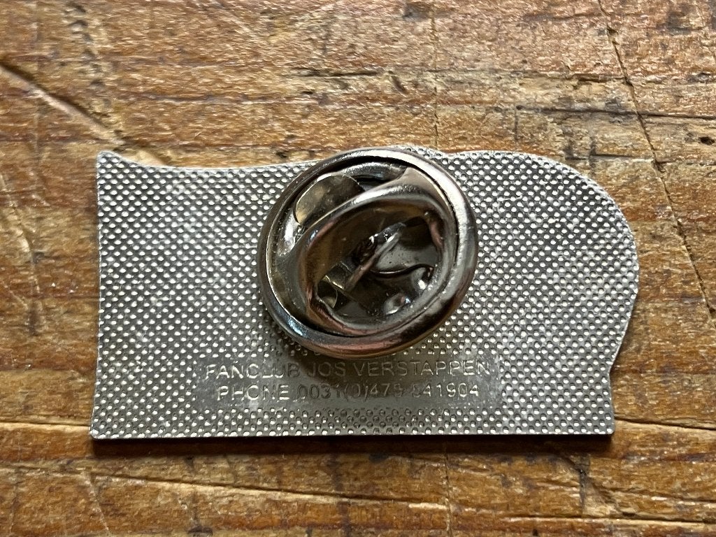 ✅ Jos Verstappen Fanclub 1995 Speed and Design Pin, Ophalen of Verzenden, Nieuw, Formule 1